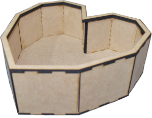 caja corazon